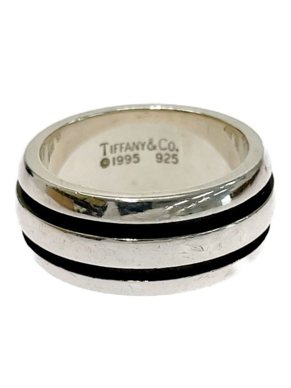 Tiffany & Co Silver Grooved Ring